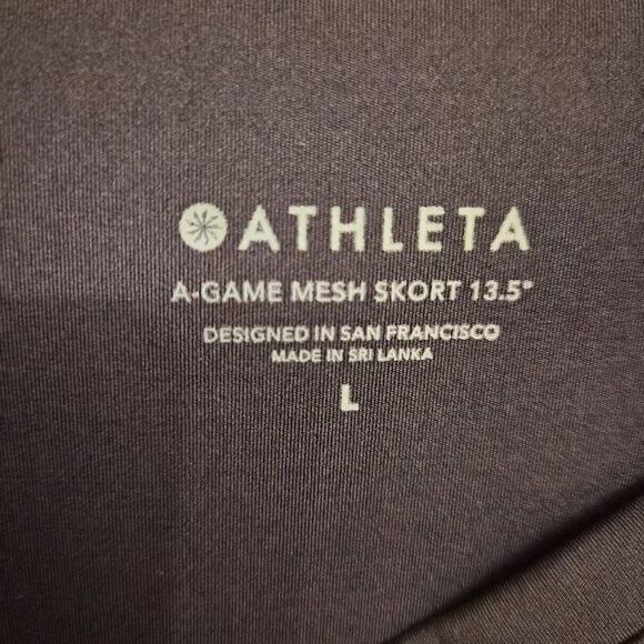 NWOT Athleta Pleated Tennis Skort: Athleisure Essential, Comfy Flattering Fit - Picture 5 of 5